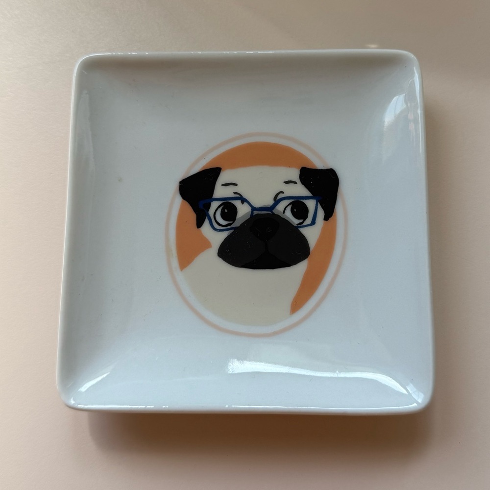 Fringe Pug Trinket Tray